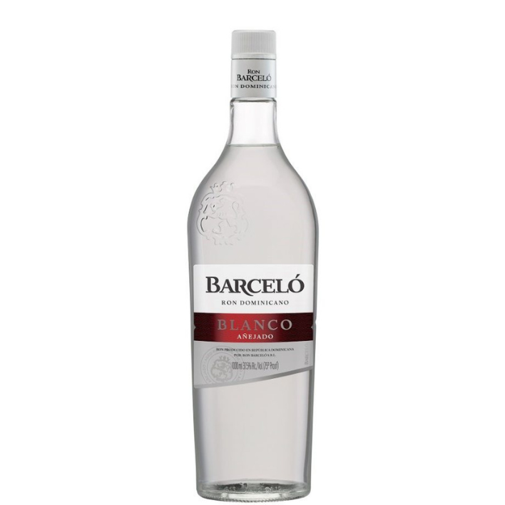 RON BARCELO BOTELLA VIDRIO 1000 CC BLANCO 37.5° - 1