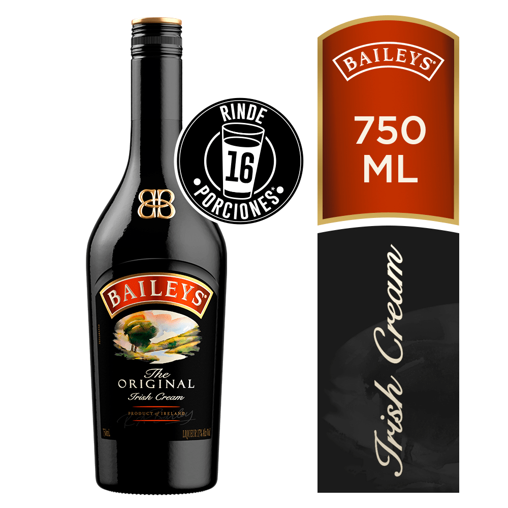 CREMA LICOR BAILEYS BOTELLA VIDRIO 750 CC 17° - 1