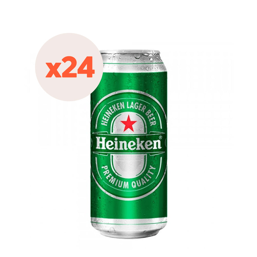 CERVEZA HEINEKEN LAGER LATA 473 CC 24 UN 5° - 1