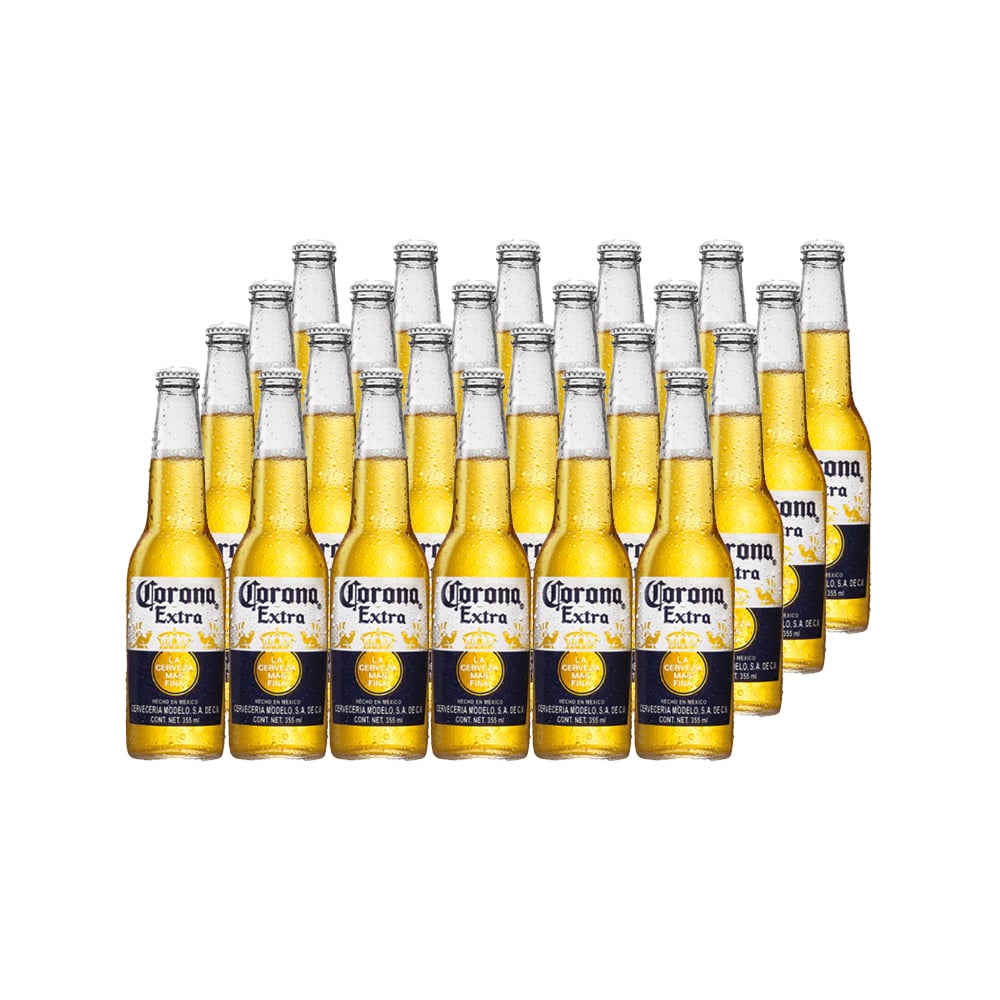 CERVEZA CORONA LAGER BOTELLA 330 CC 24 UN 4.5° - 1