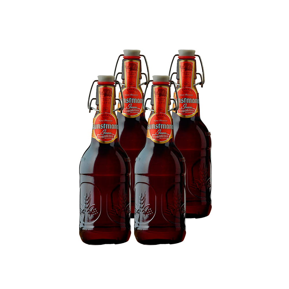 CERVEZA KUNSTMANN PALE ALE BOTELLA 500 CC 4 UN GRAN TOROBAYO 7.5° - 1