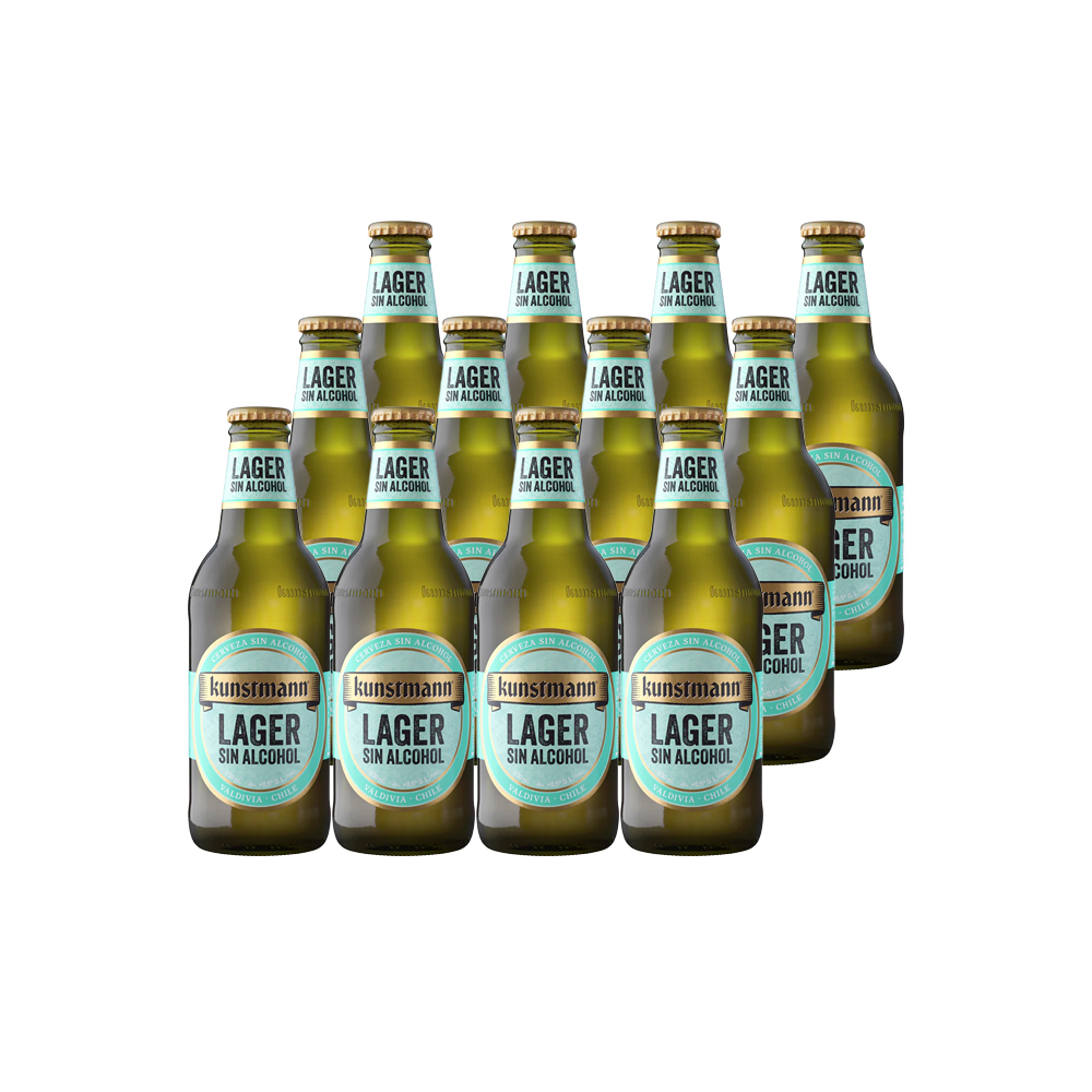 CERVEZA KUNSTMANN LAGER SIN ALCOHOL BOTELLA 330 CC 12 UN - 1