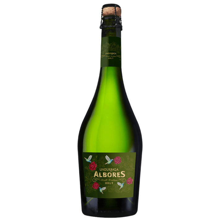 ESPUMANTE CHARDONNAY UNDURRAGA BOTELLA VIDRIO 750 CC ALBORES BRUT 13° - 1