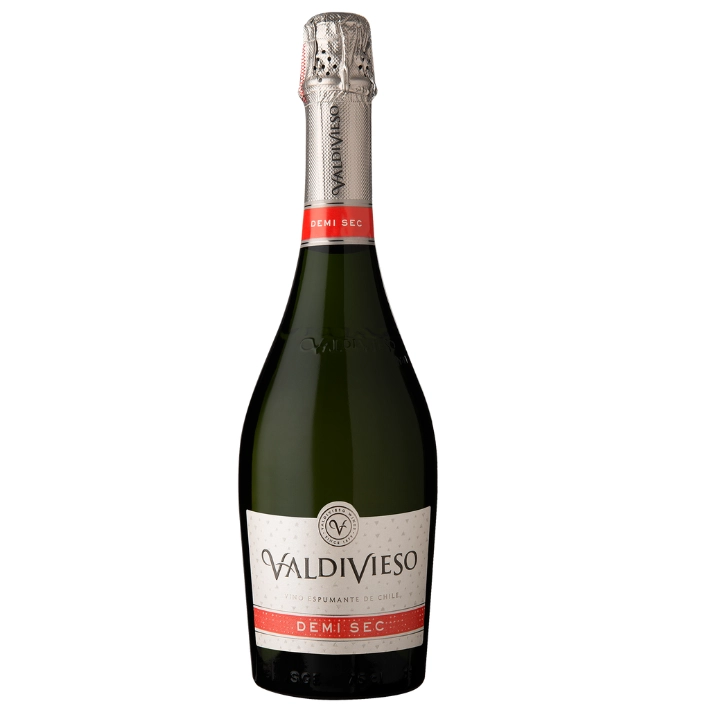 ESPUMANTE CHARDONNAY VALDIVIESO BOTELLA VIDRIO 750 CC DEMI SEC 12° - 1