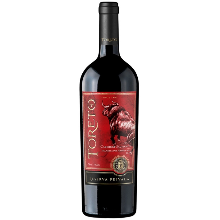 VINO TORETO RESERVA PRIVADA CABERNET SAUVIGNON 14° 750CC - 1