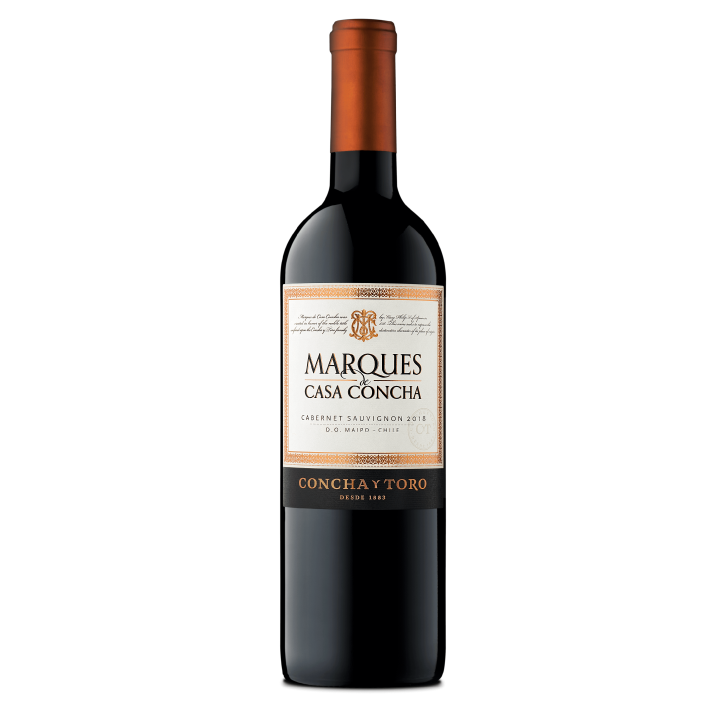 VINO TINTO CABERNET SAUVIGNON CONCHA Y TORO BOTELLA VIDRIO 750 CC MARQUÉS CASA 14° - 1