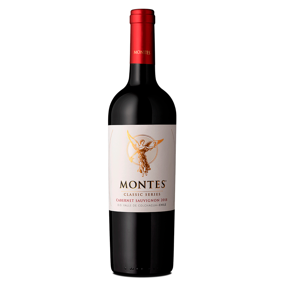 VINO TINTO CABERNET SAUVIGNON MONTES BOTELLA VIDRIO 750 CC RESERVA 14° - 1