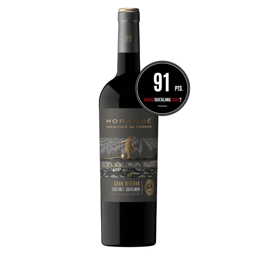 VINO TINTO CABERNET SAUVIGNON MORANDÉ BOTELLA VIDRIO 750 CC ESTATE RESERVA 14° GRAN - 1