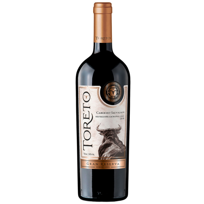 VINO TINTO CABERNET SAUVIGNON BESTIAS WINES BOTELLA VIDRIO 750 CC TORETO GRAN RESERVA 14° - 1