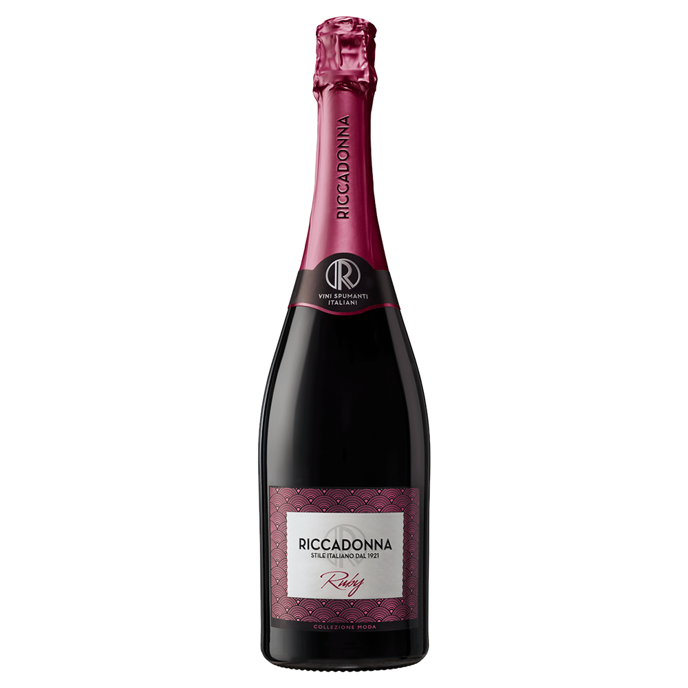 ESPUMANTE CHARDONNAY RICCADONNA BOTELLA VIDRIO 750 CC RUBY 8° - 1