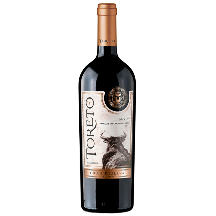 VINO TINTO MERLOT BESTIAS WINES BOTELLA VIDRIO 750 CC TORETO GRAN RESERVA 14° - 1