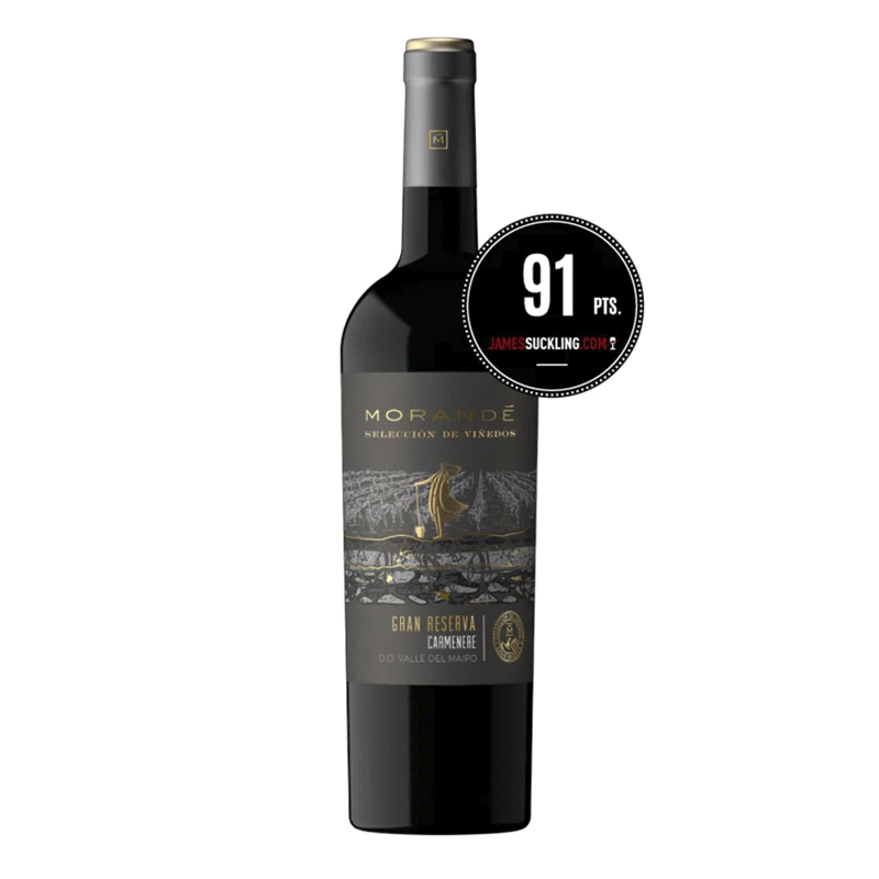 VINO TINTO CARMENERE MORANDÉ BOTELLA VIDRIO 750 CC ESTATE RESERVA 14° GRAN - 3