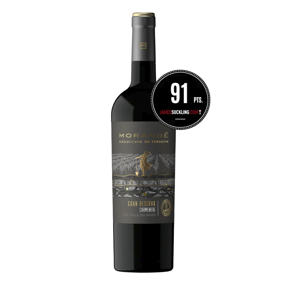 VINO TINTO CARMENERE MORANDÉ BOTELLA VIDRIO 750 CC ESTATE RESERVA 14° GRAN - 3