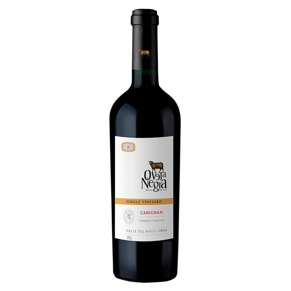 VINO TINTO CARMENERE OVEJA NEGRA BOTELLA VIDRIO 750 CC SINGLE VINEYARD 13.5° - 1