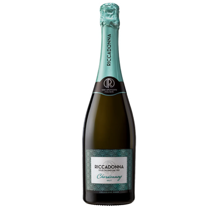 ESPUMANTE CHARDONNAY RICCADONNA BOTELLA VIDRIO 750 CC BRUT 12° - 1