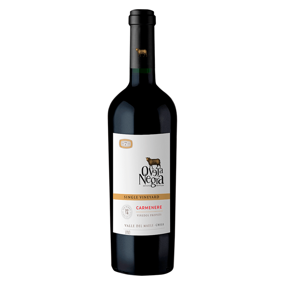 VINO TINTO CARIGNAN OVEJA NEGRA BOTELLA VIDRIO 750 CC SINGLE VINEYARD 14° - 1
