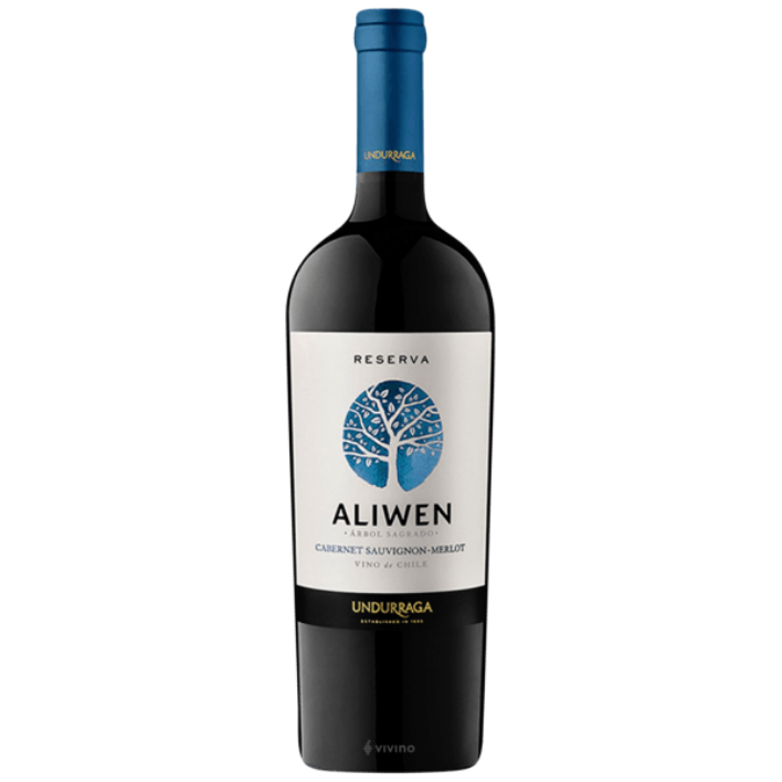 VINO UNDURRAGA ALIWEN RESERVA MERLOT 13° 750CC - 1