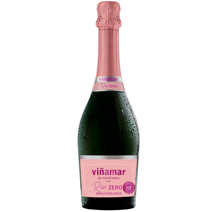 ESPUMANTE CHARDONNAY VIÑAMAR BOTELLA VIDRIO 750 CC ROSÉ ZERO 0° - 1