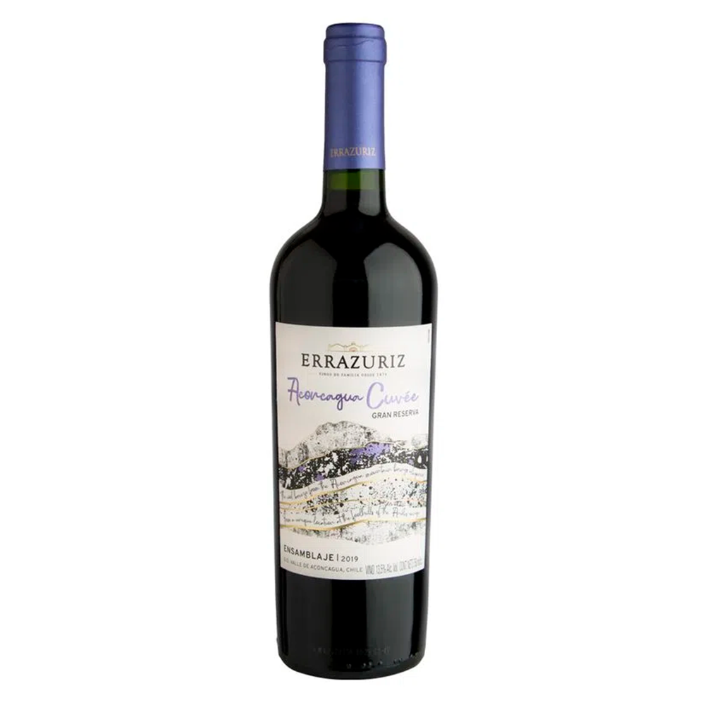 VINO TINTO CABERNET SAUVIGNON ERRAZURIZ 750 CC ERRÁZURIZ MAX GRAN RESERVA ACONCAGUA CUVÉE 13.5° GR - 1