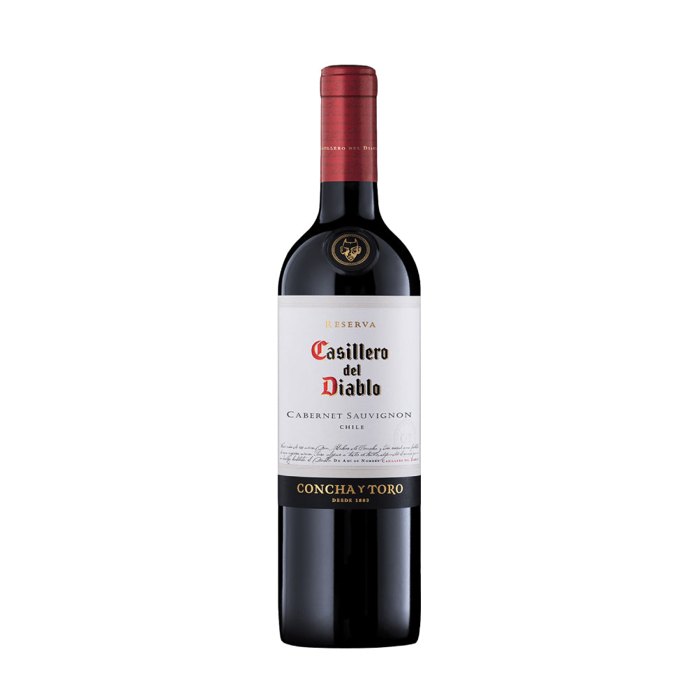 VINO TINTO CABERNET SAUVIGNON CASILLERO DEL DIABLO BOTELLA VIDRIO 750 CC RESERVA 13.5° - 1