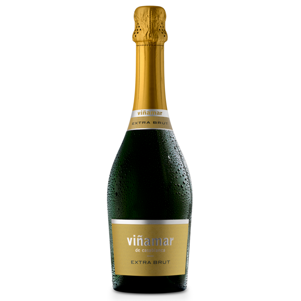 ESPUMANTE CHARDONNAY VINAMAR BOTELLA VIDRIO 750 CC EXTRA BRUT 12.5