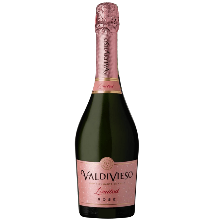 ESPUMANTE CHARDONNAY VALDIVIESO BOTELLA VIDRIO 750 CC LIMITED BRUT ROSÉ 12.5° - 1