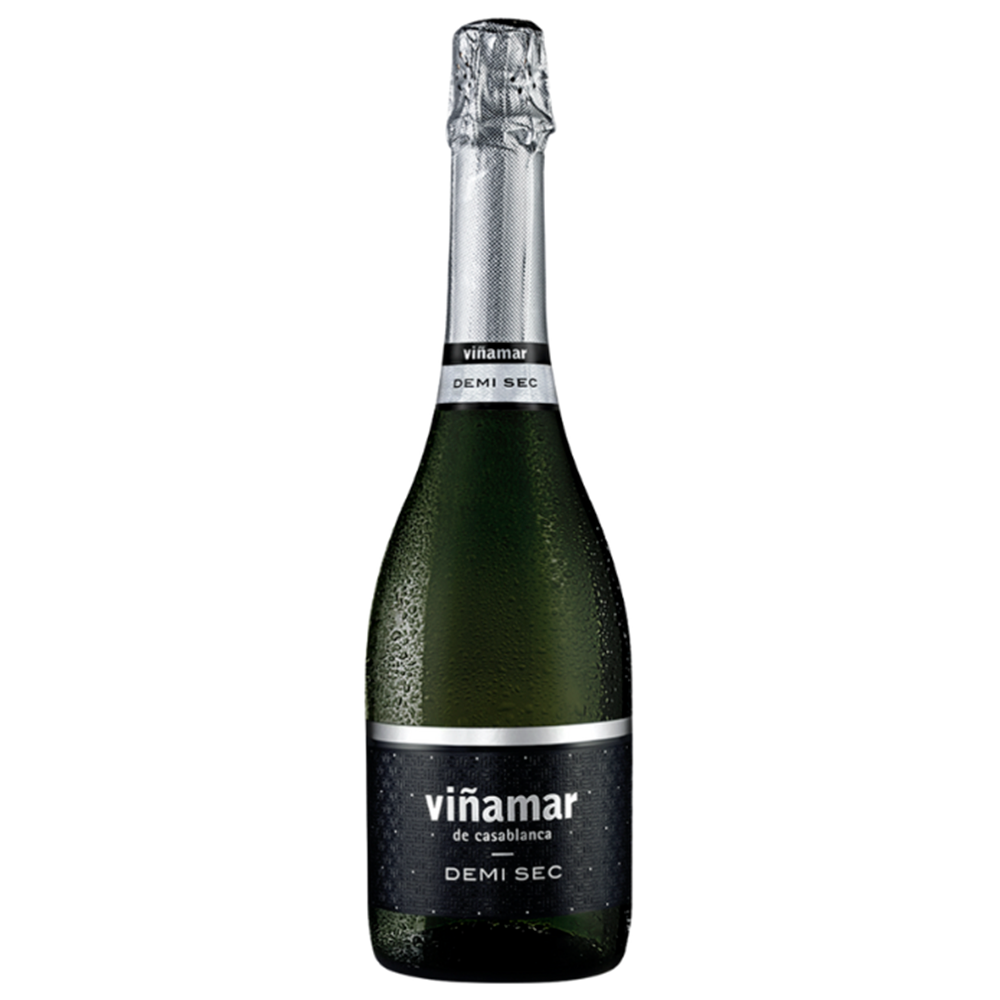 ESPUMANTE CHARDONNAY VIÑAMAR BOTELLA VIDRIO 750 CC DEMI SEC 12.5° - 1