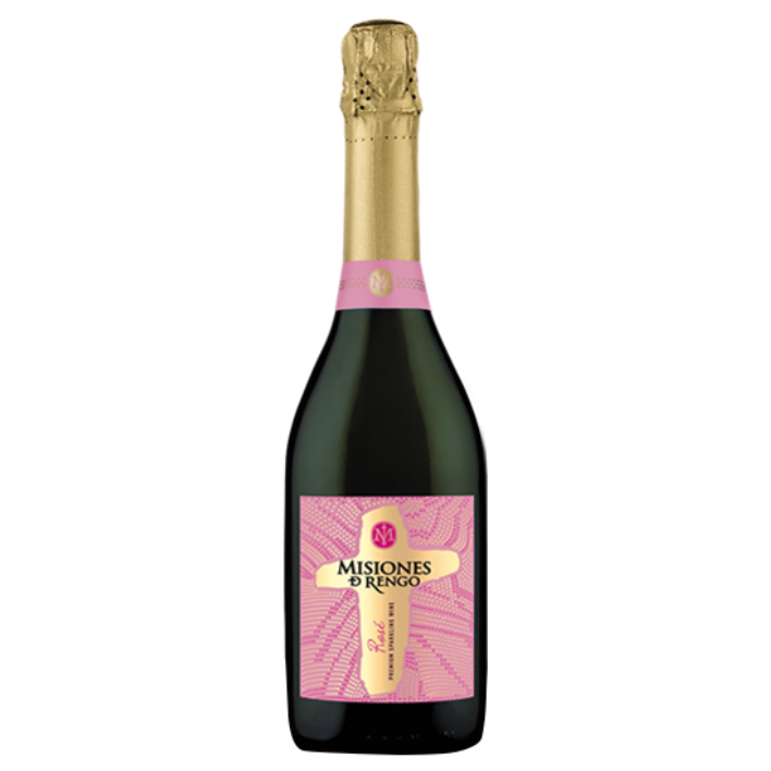 ESPUMANTE CHARDONNAY MISIONES DE RENGO BOTELLA VIDRIO 750 CC ROSÉ 12.5° - 1