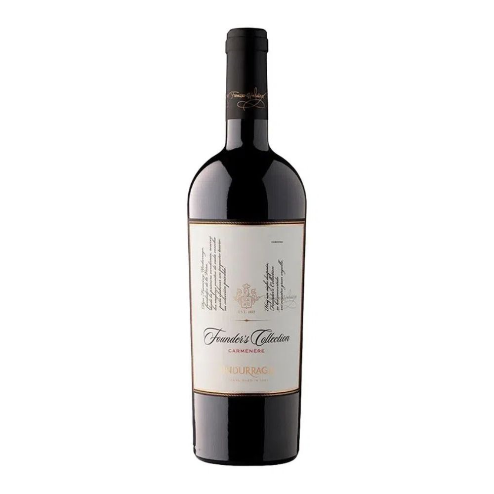 VINO UNDURRAGA FOUNDERS COLLECTION CARMENERE 14,5° 750CC - 1