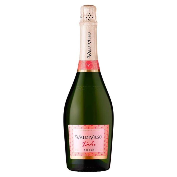 ESPUMANTE CHARDONNAY VALDIVIESO BOTELLA VIDRIO 750 CC DOLCE ROSSO 9.5° - 1