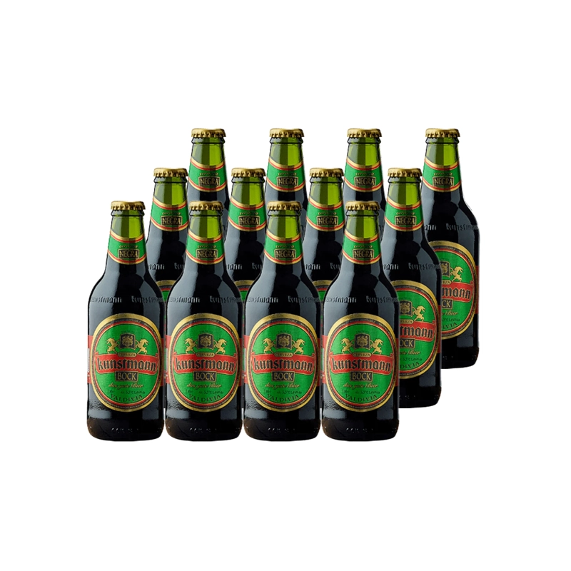 CERVEZA KUNSTMANN LAGER BOTELLA 330 CC 12 UN BOCK 5.3° - 1