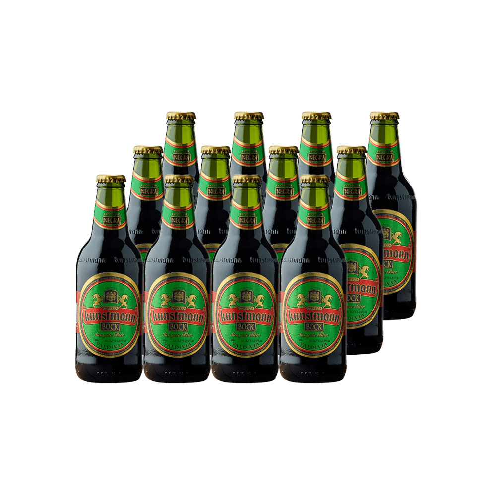 CERVEZA KUNSTMANN LAGER BOTELLA 330 CC 12 UN BOCK 5.3° - 1