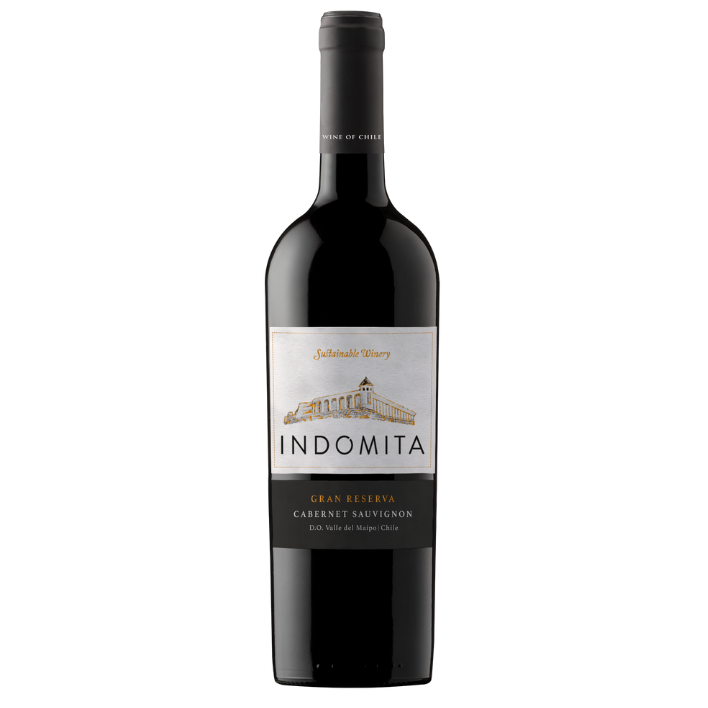 VINO TINTO CABERNET SAUVIGNON INDÓMITA BOTELLA VIDRIO 750 CC GRAN RESERVA 14° - 1