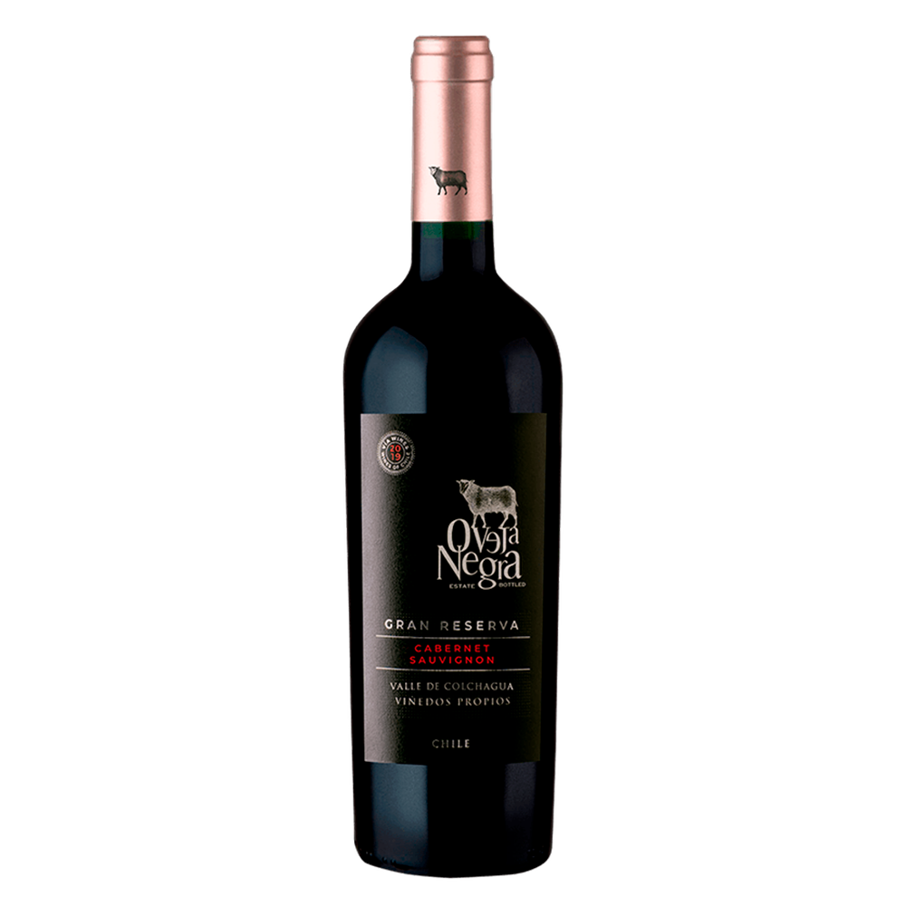 VINO TINTO CABERNET SAUVIGNON OVEJA NEGRA BOTELLA VIDRIO 750 CC GRAN RESERVA 13.5° - 1