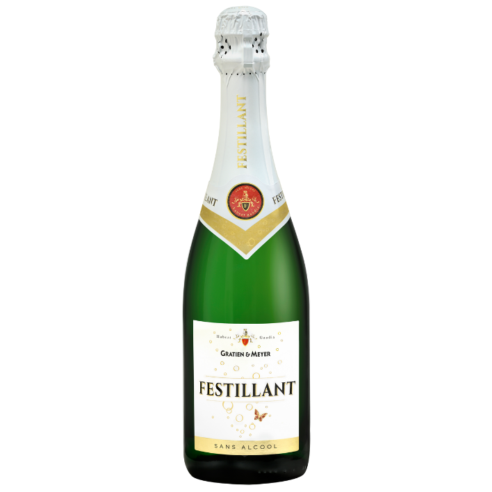 ESPUMANTE CHARDONNAY FESTILLANT BOTELLA VIDRIO 750 CC BLANCO SIN ALCOHOL 0° - 1
