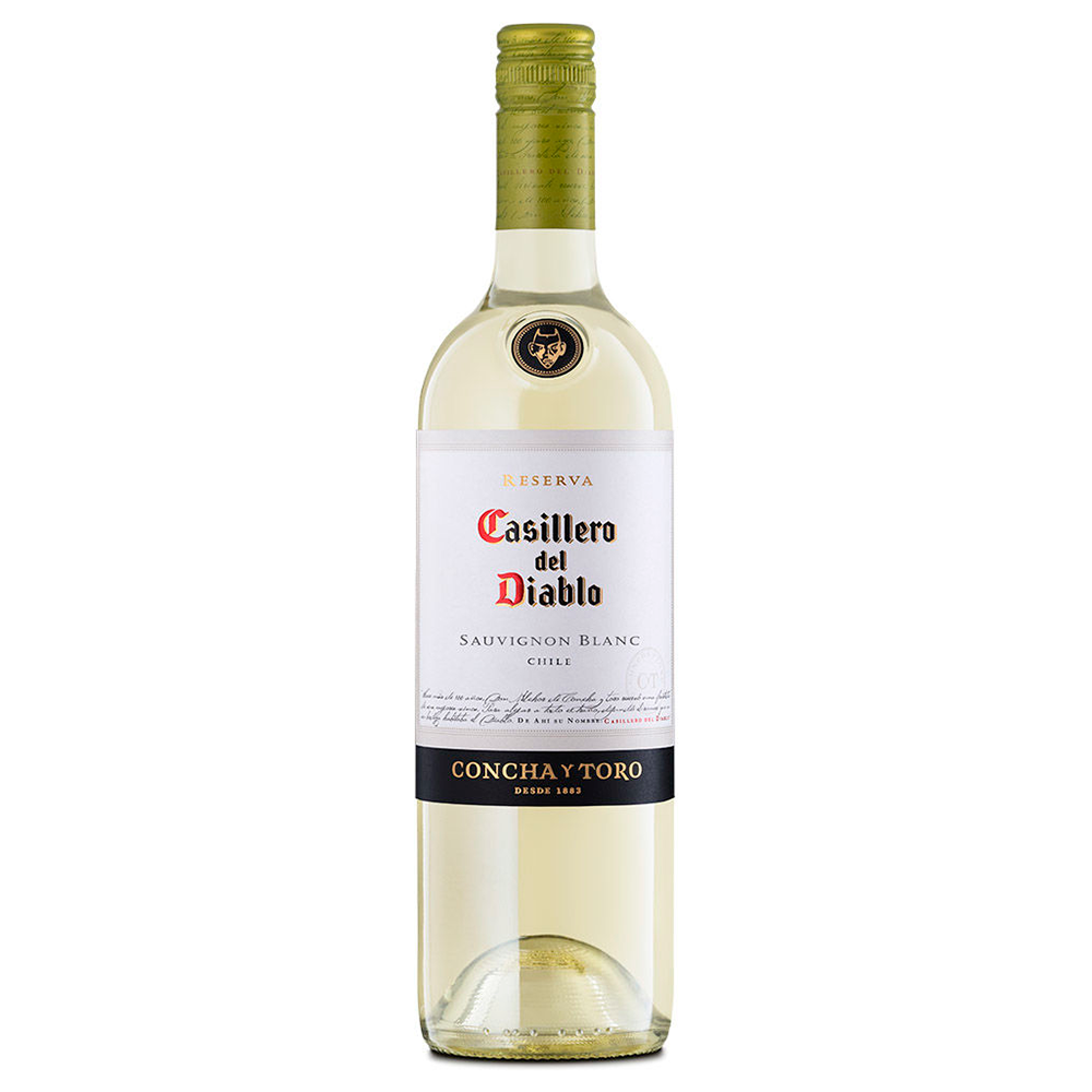 VINO BLANCO SAUVIGNON BLANC CASILLERO DEL DIABLO BOTELLA VIDRIO 750 CC RESERVA 12.5° - 1