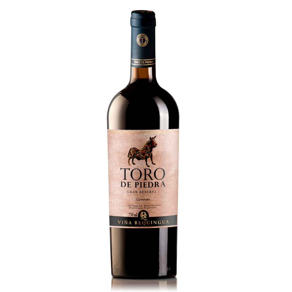 VINO TINTO CARMENERE TORO DE PIEDRA BOTELLA VIDRIO 750 CC GRAN RESERVA 14.5° 14° - 1