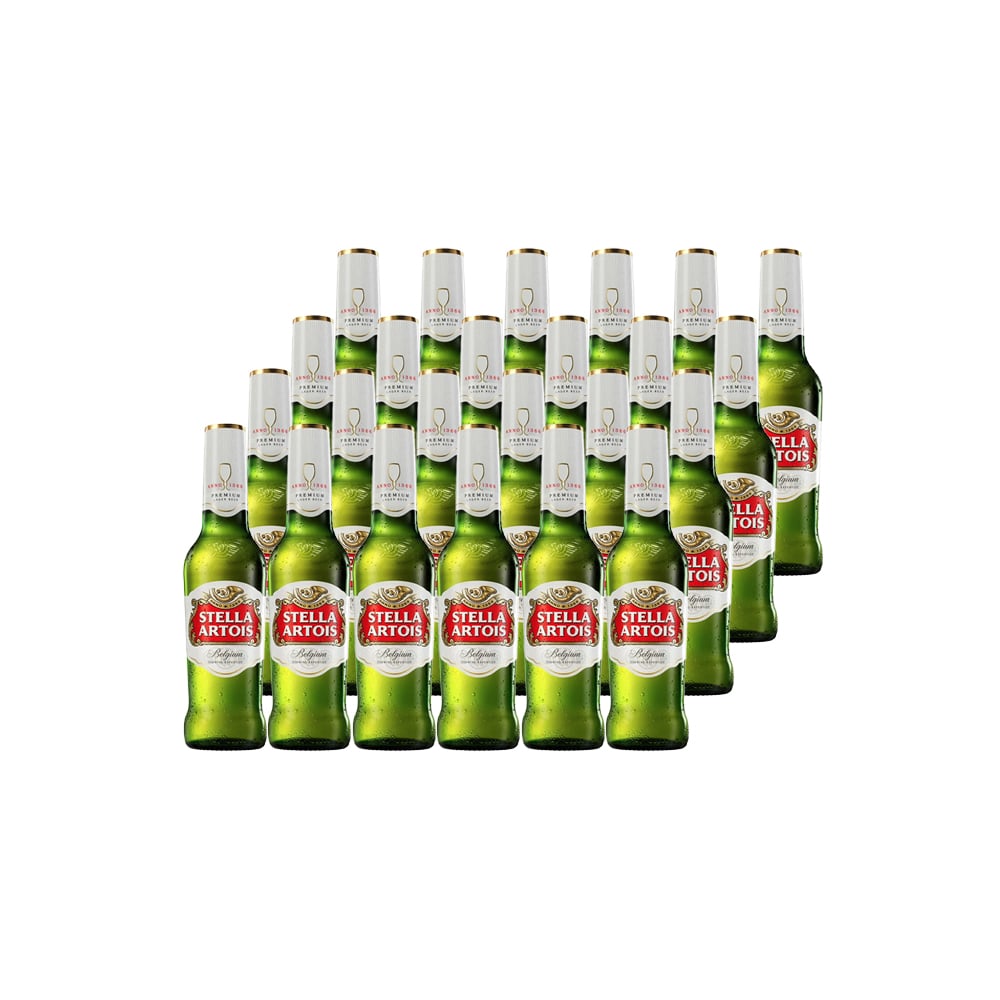 CERVEZA STELLA ARTOIS LAGER BOTELLA 330 CC 24 UN 5.2° - 1