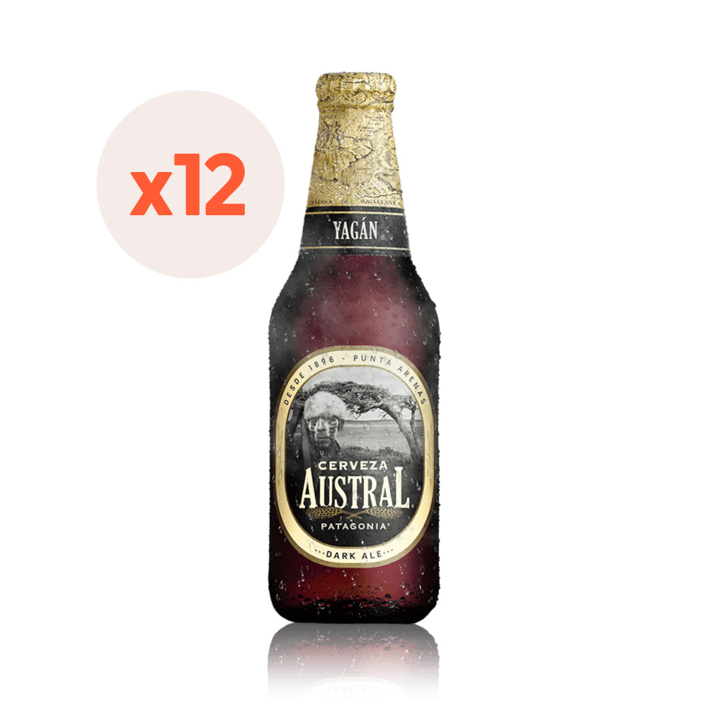 12X CERVEZA AUSTRAL YAGAN BOTELLIN 5° 330CC - 1