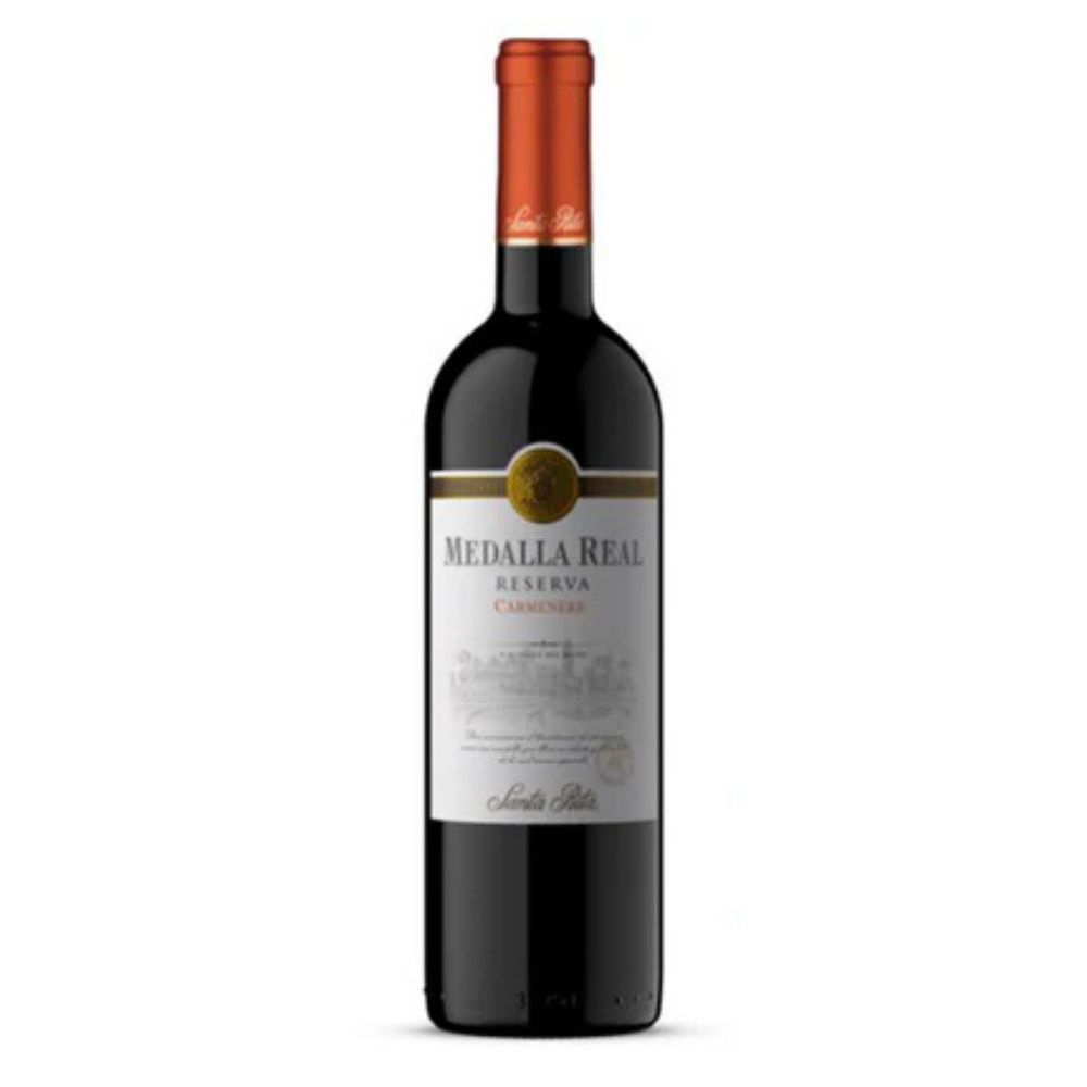 VINO MEDALLA REAL RESERVA CARMENERE 14° 750CC - 1