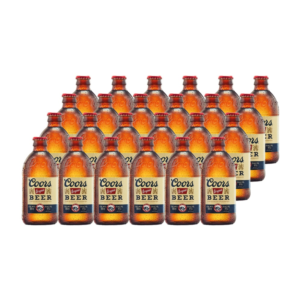 CERVEZA COORS LAGER BOTELLA 355 CC 24 UN 5° - 1