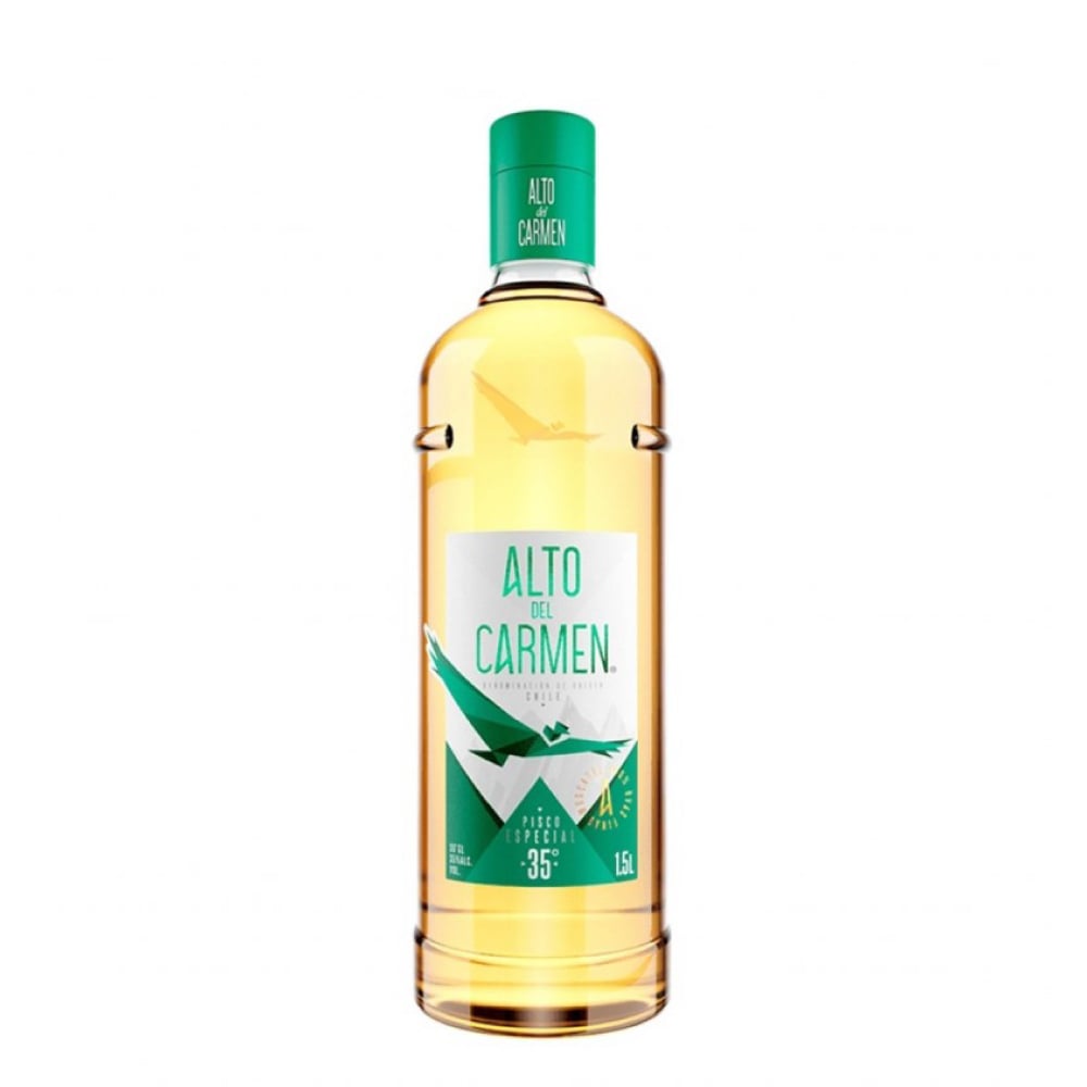 PISCO ALTO DEL CARMEN BOTELLA VIDRIO 1500 CC 35° - 1