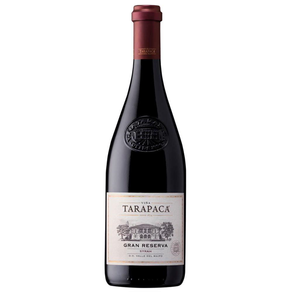 VINO TINTO SYRAH TARAPACA BOTELLA VIDRIO 750 CC TARAPACÁ GRAN RESERVA 14° - 1