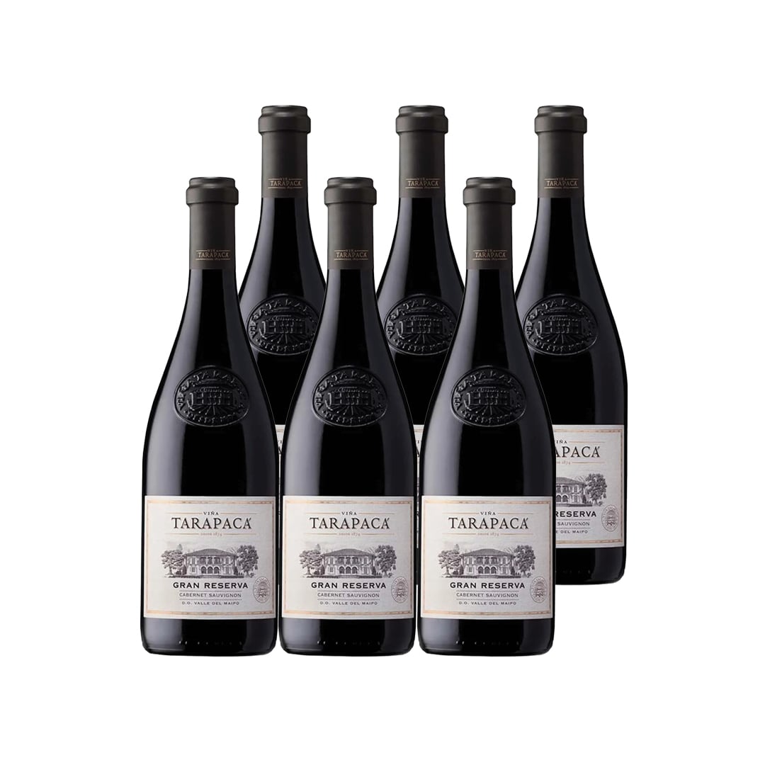 6X VINO TARAPACA GRAN RESERVA CABERNET SAUVIGNON 14° 750CC - 1