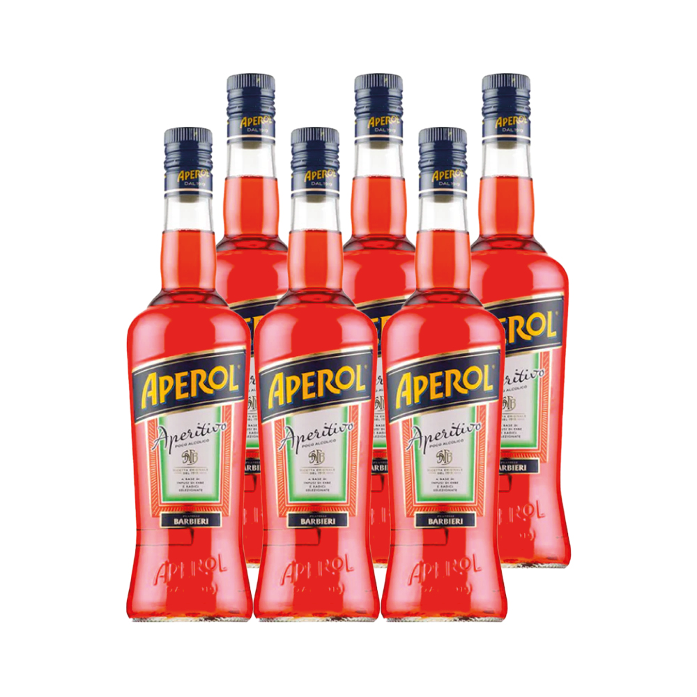 LICOR APEROL BOTELLA VIDRIO 750 CC 6 UN APERITIVO 11° - 1