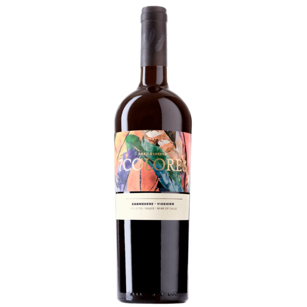 VINO TINTO ENSAMBLE CARMENERE 7 COLORES BOTELLA VIDRIO 750 CC GRAN RESERVA VIOGNIER 14° - 1