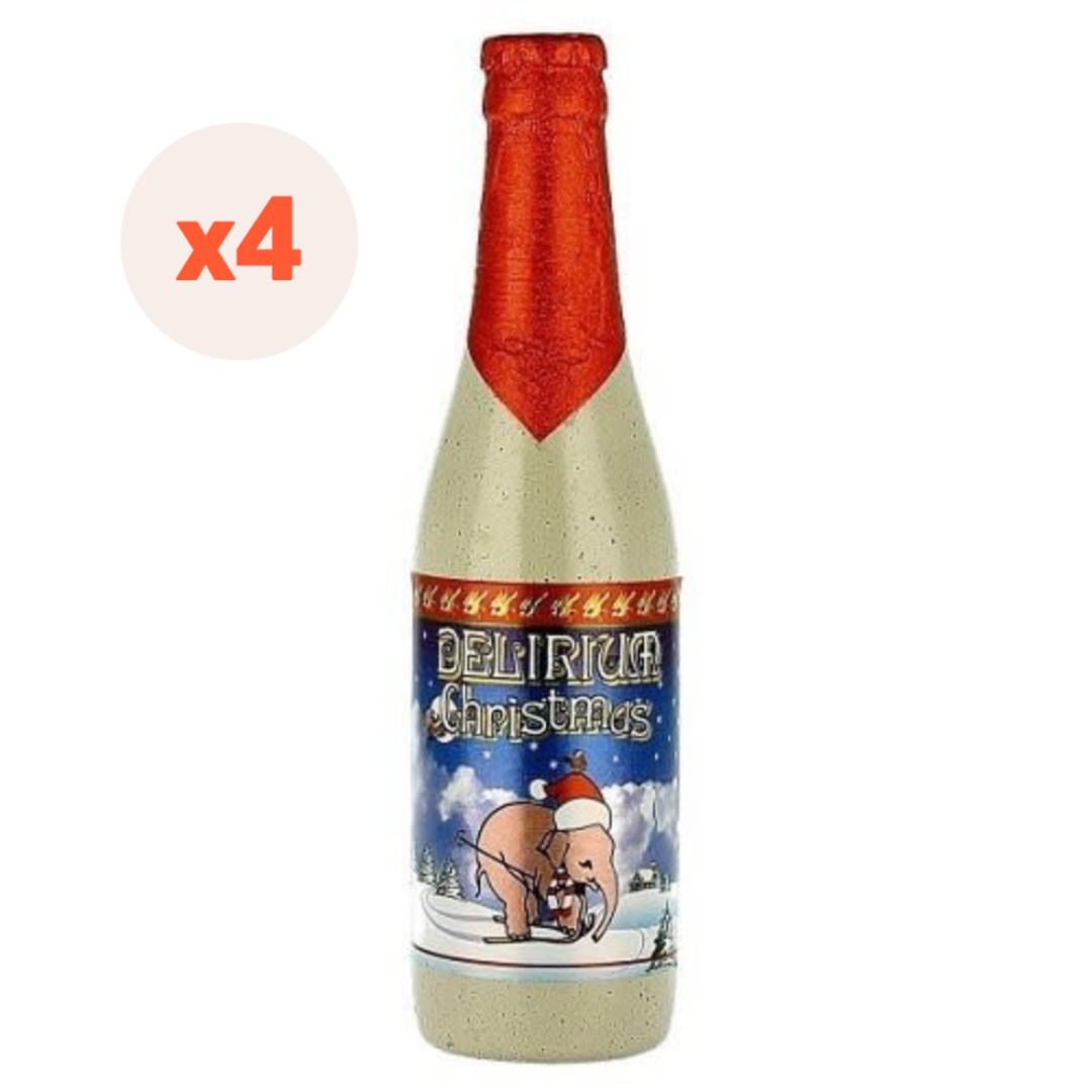 4X CERVEZA DELIRIUM CHRISTMAS BOTELLIN 10° 330CC - 1