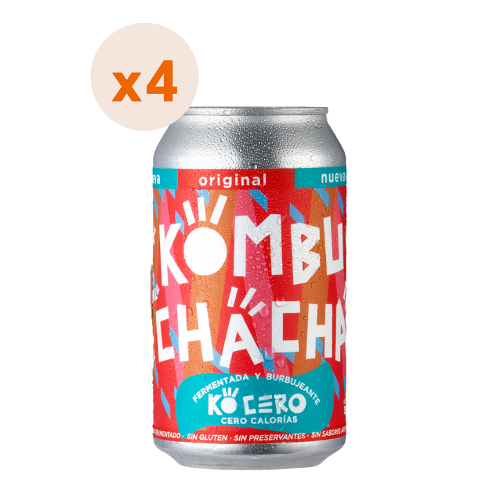 INFUSIONES KOMBUCHACHA LATA 350 CC 4 UN ORIGINAL - 2