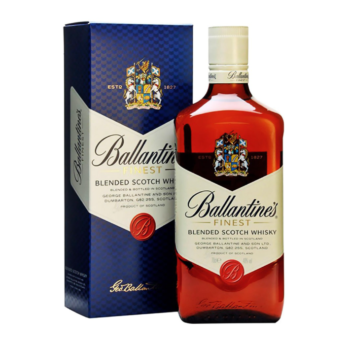 WHISKY BALLANTINES BOTELLA VIDRIO 750 CC FINEST 40° - 1