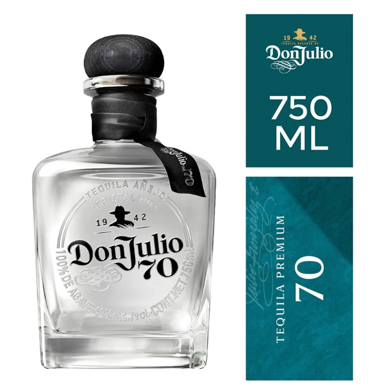 TEQUILA DON JULIO 70 CRISTALINO 750ML - 1